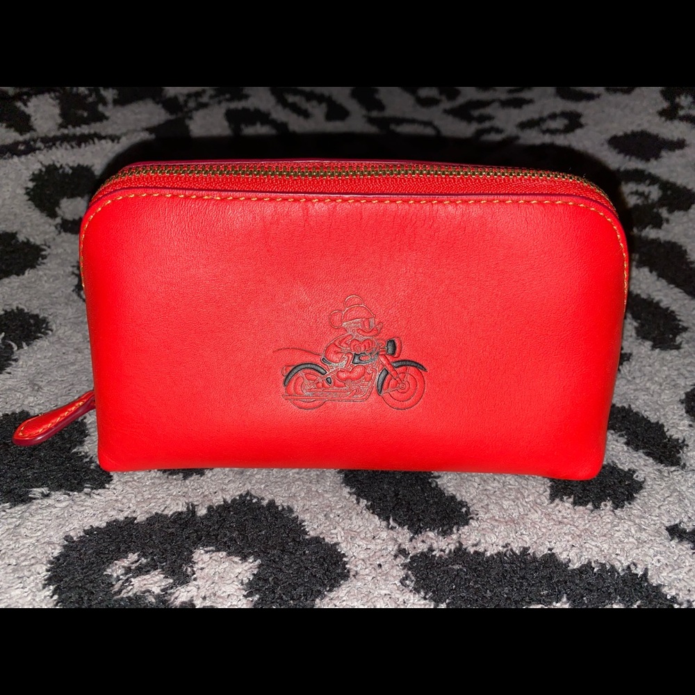 Coach Disney Mickey Mouse cosmetic bag